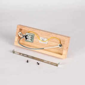 Brilagi - Bodové svietidlo HYGGE 2xE14/15W/230V kaučukovník/dymová