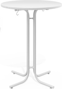 Cateringový skladací barový stôl Ofelie 70 cm biely