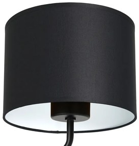 Nástenná lampa ARDEN 1xE27/60W/230V čierna/biela