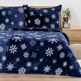 4Home Obliečky mikroflanel Midnight Snowfall, 140 x 200 cm, 70 x 90 cm