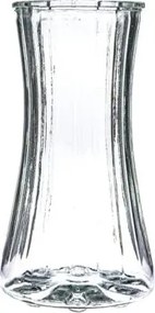 Sklenená váza Nigella 23,5 cm, číra s nádychom zelenej%