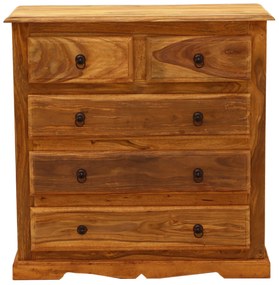 furniture-nabytek.cz - Masiv komoda z dřeva palisandr 90x45x90