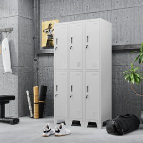 Pracovná odevná skriňa BHP sivá: BARTEK 1 Plus