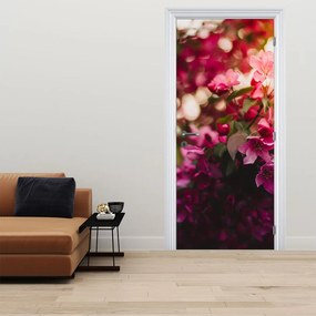 Fototapeta na dvere - Kvety rozvinutého kríka (95x205cm)