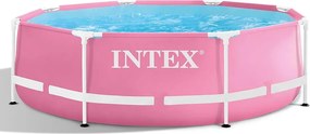 INTEX Rámový bazén okrúhly ružový 2,44x0,76 m 28290NP