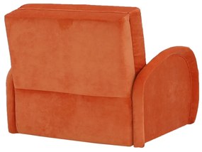 Tempo Kondela Rozkladacie kreslo, oranžová, MILI 1