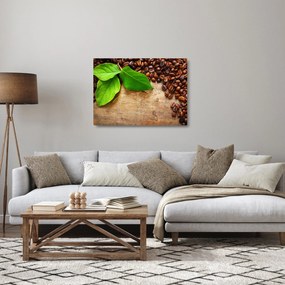 Sklenený obraz - Káva (70x50 cm)