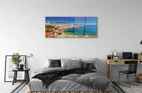 Obraz na akrylátovom skle Španielsko coast beach city 120x60 cm