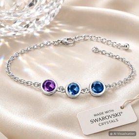 Swarovski-Crystals Náramok Felicita s kryštálmi Swarovski