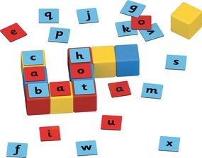 GEOMAG Magnetické kocky Magicube Word 79 kociek