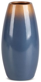 NESSA Dekoratívna váza 15x30 cm modrá