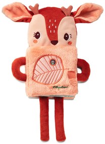 Lilliputiens - textilná knižka so svietiacim obrázkom - jelenček Stella