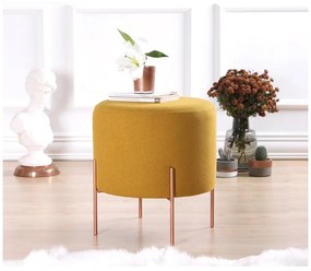 Taburet v horčicovej farbe Copper – Artie