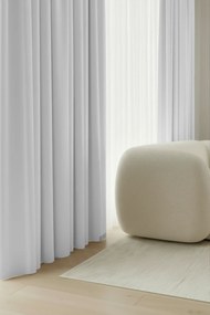 Velúrový záves SOFT VELVET biely na riasiacu pásku Rozmer: 140x300 cm