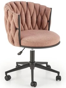 Otočné kreslo Talon ružový