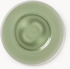 Drážkované plytké taniere Effie, 4 ks