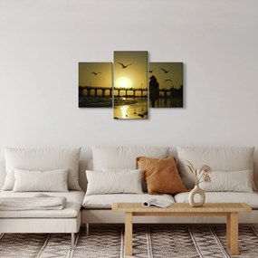 Obraz - Prechádzka po pláži (90x60 cm)