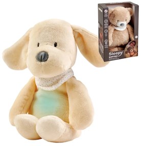 Uspávačik plyšový hudobný so svetielkom a senzorom plaču 4v1 Sleepy Dog Vanilla 0m+