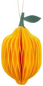 Papierová ručne vyrábaná vianočná ozdoba ø 6 cm Lemon Honeycomb – Sass &amp; Belle