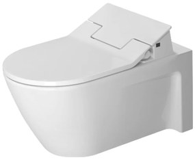 Duravit Starck 2 - závesné WC 37,5 x 62 cm, pre Sensowash sedátka, biele 2533590000