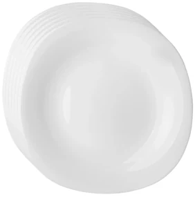 Altom Sada dezertných tanierov z opálového skla White harmony 21,5 cm, 6 ks
