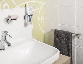 Aqualine Aqualine, ZERO držiak toaletného papiera bez krytu, chróm, ZE017