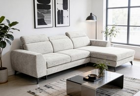 XXXLutz ROHOVÁ SEDAČKA, textil, slonovinová MID.YOU - Sedačky - 000694011006