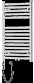 Mexen Hades elektrický radiátor 800 x 500 mm, 300 W, chróm - W104-0800-500-2300-01