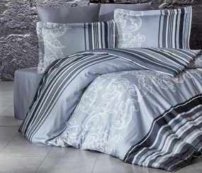 Brotex Obliečky Satén  Sonet Grey 70x90 cm