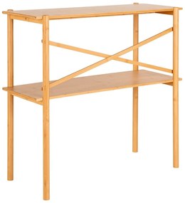 Bambusový konzolový stolík v prírodnej farbe 32x83 cm Manaus – House Nordic