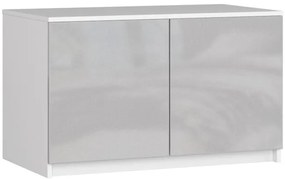 Nadstavec na skriňu S 90 metalický, lesk 2D