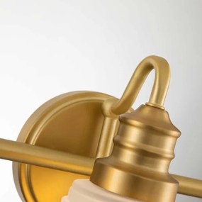 Quoizel QZ-SWELL3-BB-BATH-LED Kúpeľňové nástenné svietidlo SWELL 3xG9/3W/230V IP44 zlaté