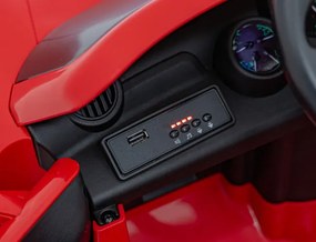 Elektrické autíčko RUF CTR3 červené
