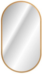 LED zrkadlo APOLLO | zlatá 50 x 90 cm