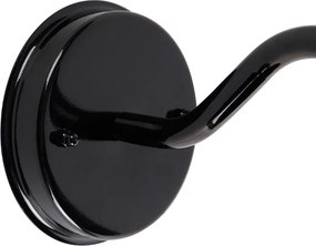 Moderná vonkajšia nástenná lampa čierna IP44 - Kansas