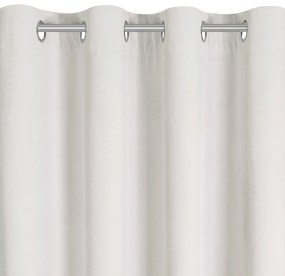 ZATEMŇOVACÍ ZÁVES (100%) NA KRÚŽKOCH NITA 140X250 CM KREMOVÁ
