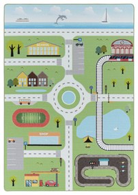 Kusový koberec Play 2902 green, 100x150, zelená, detská izba, Ayyildiz