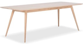 Jedálenský stôl z masívneho dubového dreva Gazzda Stafa, 220 × 90 cm