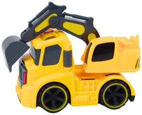 LEAN TOYS Bager, zvuky, svetlá – žltá