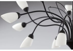 Jupiter 2057 - Luster na reťazi GLORIOSA 15xG9/14W/230V čierny