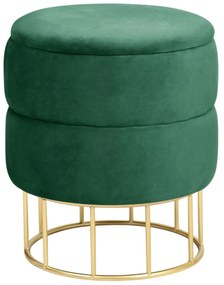 Taburet ELZA zamat zelený