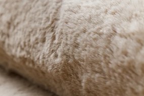 Protišmykový koberec POSH Shaggy camel, béžový plyš