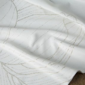 Dekorstudio Elegantný zamatový behúň na stôl BLINK 12 biely Rozmer behúňa (šírka x dĺžka): 35x140cm