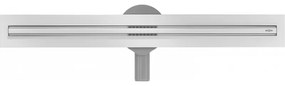 Mexen Flat nerezový sprchový žľab s rotačným 360° sifónom 70 cm, vzor SLIM, 1041070