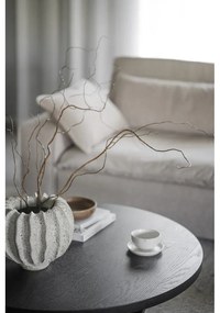 Čierny okrúhly konferenčný stolík v dekore duba ø 110 cm Boxford – Rowico