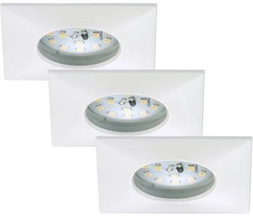 Briloner 7205-036 - SADA 3x LED Podhľadové svietidlo ATTACH LED/5W/230V IP44 biela