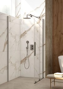 Deante Sprchová zastena Walk-in Prizma - KTJ D38P 80 cm, titán - bez vaničky