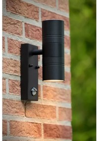Lucide14866/10/30-LED Vonkajšie svietidlo so senzorom ARNE-LED 2xGU10/5W/230V IP44