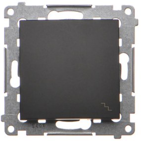 Schodiskový vypínač Simon54 Čierna