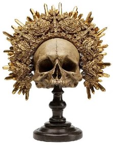 King Skull dekorácia zlatá